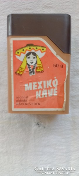 Mexican coffee coffee box retro