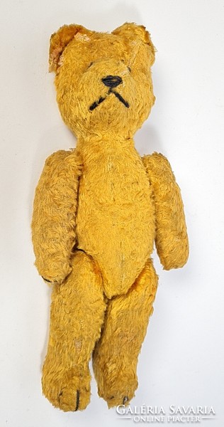 Antique/vintage mini straw stuffed toy teddy bear