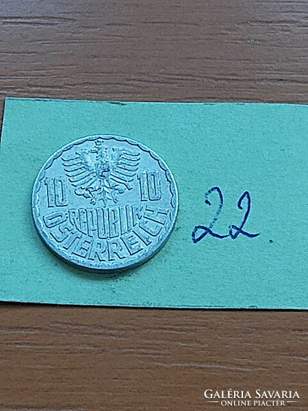 AUSZTRIA 10 GROSCHEN 1959 ALU.  22