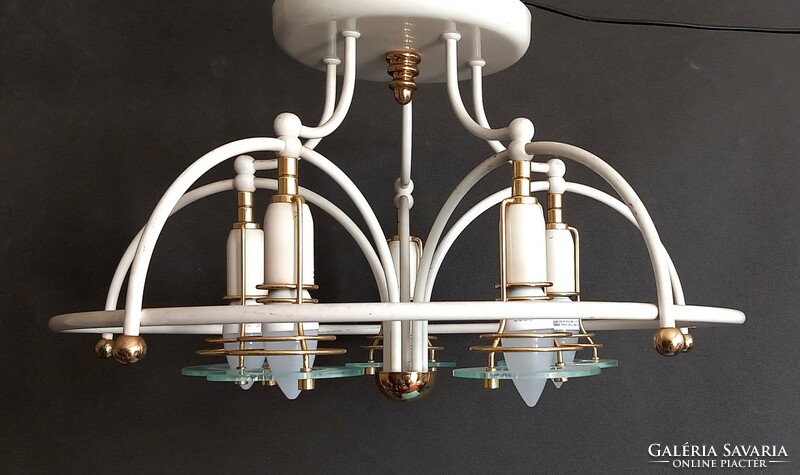 Vintage 5-bulb memphis ceiling lamp, negotiable design