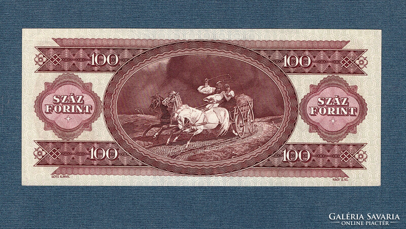 100 Forint 1992 UNC  az Első Köztársaság címeres "Piros százas"