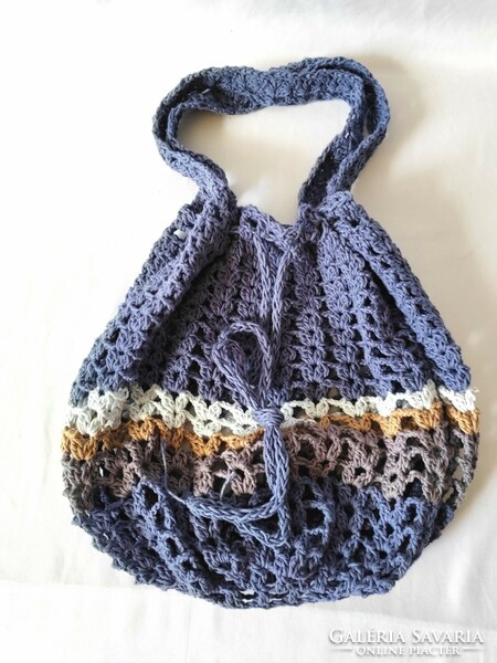 Crochet shoulder bag, backpack