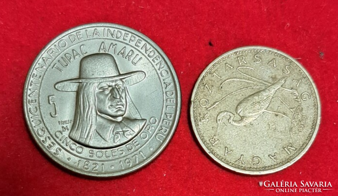 1971. Peru 5 sol tupac amaru (1649)