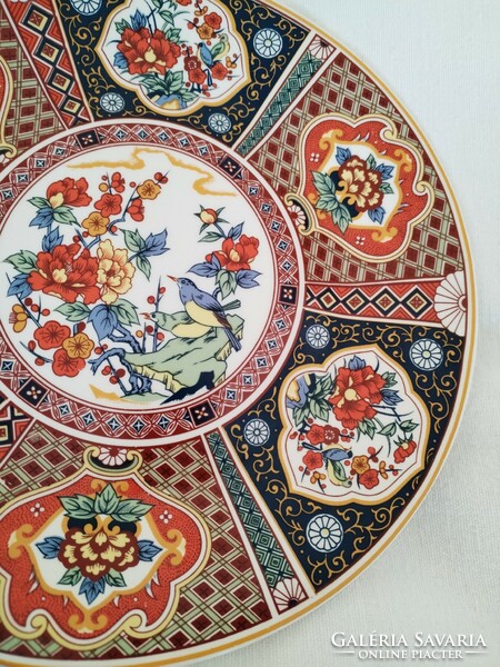 Japán, porcelán tányér, kínáló - keleti enteriőrben