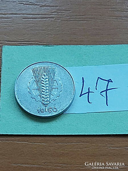 German ndk 5 pfennig 1950 a, alu. 47