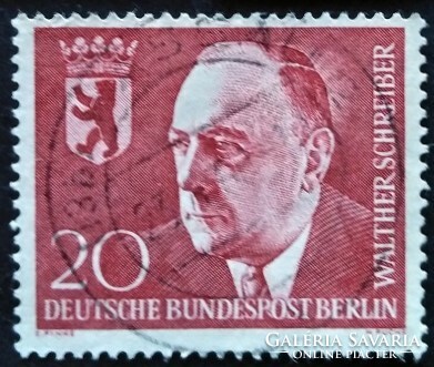 BB192p / Németország - Berlin 1960 Dr. Walther Schreiber bélyeg pecsételt