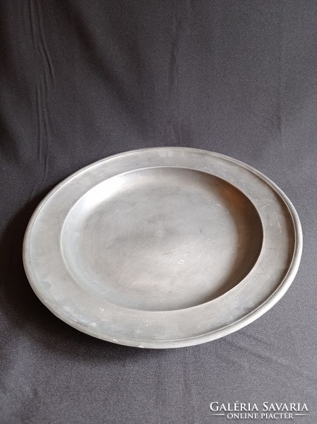 Old pewter bowl - table centerpiece