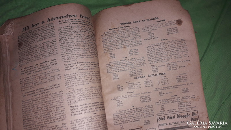 1948.Geréb István - Negyvennyolcas friss naptár könyv a képek szerint FRISS ÚJSÁG