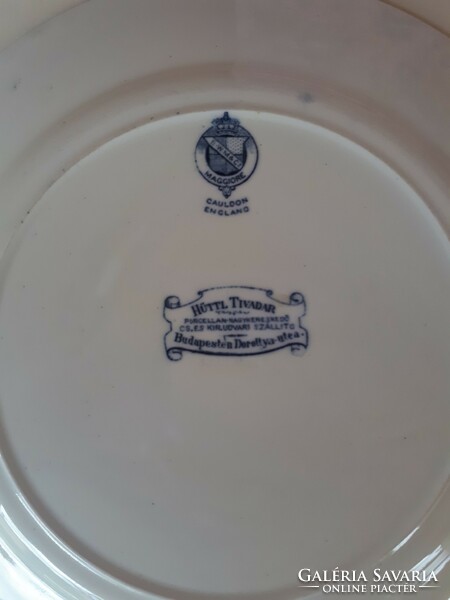 English cauldron flat plate with 2 hot plates