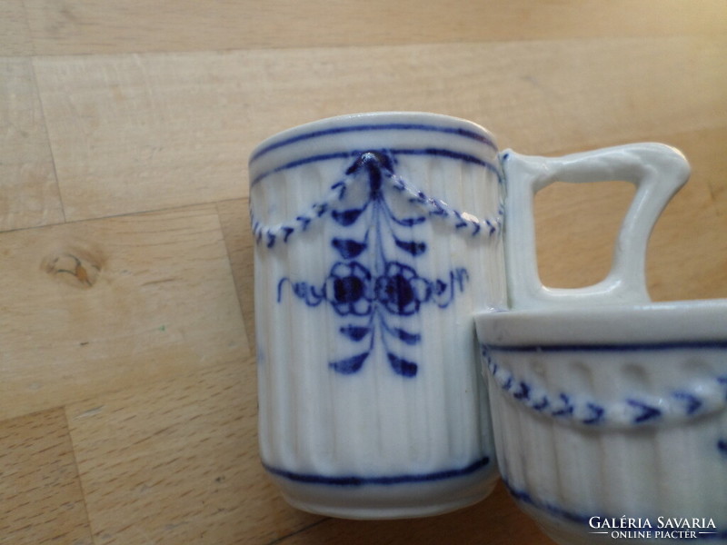 Régi-antik porcelán asztali sótartó