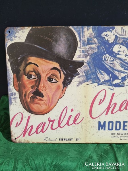 Charlie chaplin decorative vintage metal sign new! (30)