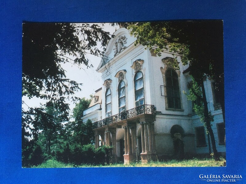 Three postcards: the main facade of the Gödöllő castle, 1995.