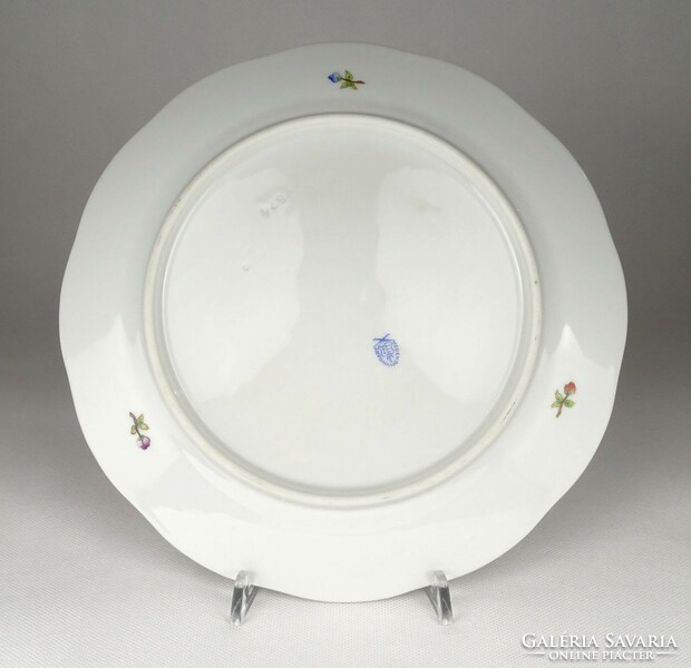 1Q859 Herend porcelain plate bowl with Victoria pattern 25.5 Cm