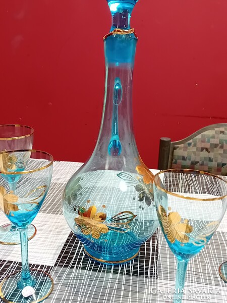 22 Carat vintage Romanian blue set
