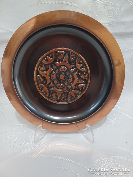 Industrial bronze wall plate