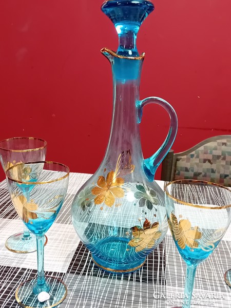 22 Carat vintage Romanian blue set
