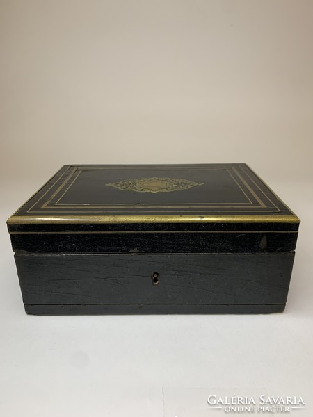 Viennese boulle style wooden box