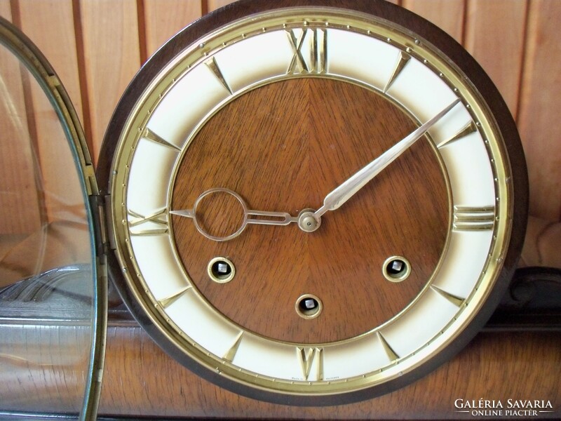 Antik negyedütős kandalló óra kandallóóra