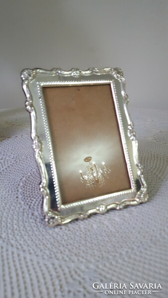 Beautiful silver metal table picture frame