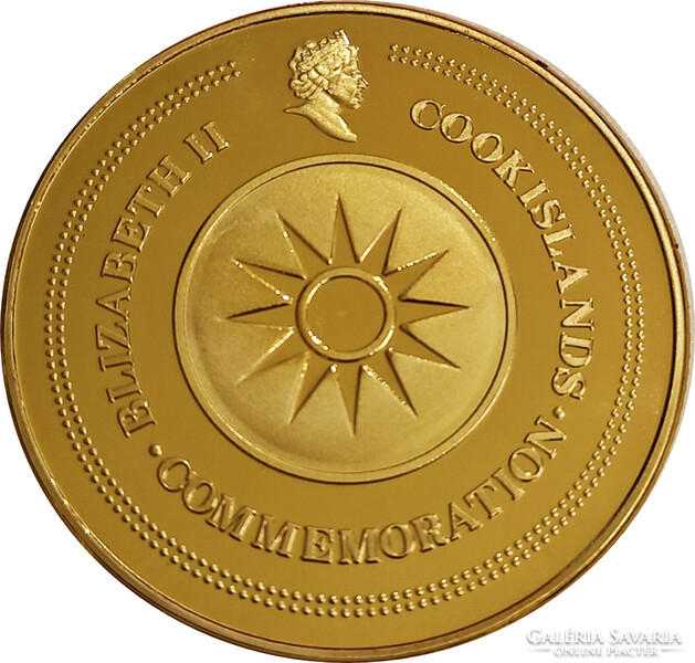 Gold-plated horoscope medal - Capricorn