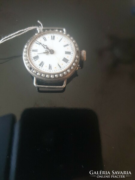 Antique silver Swiss watch