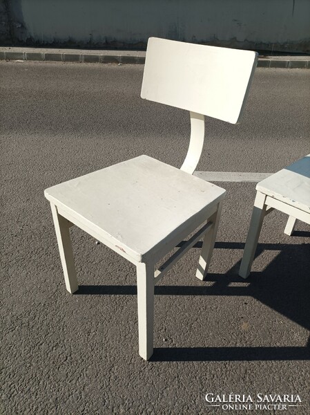 Rarity!!! Art deco, pair of Bauhaus chairs, Heisler chairs 1930