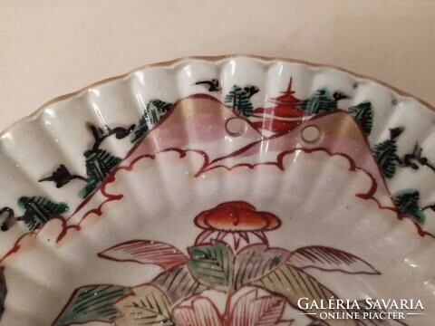 Antique Chinese Imari porcelain barber hairdressing tool bowl plate 8635