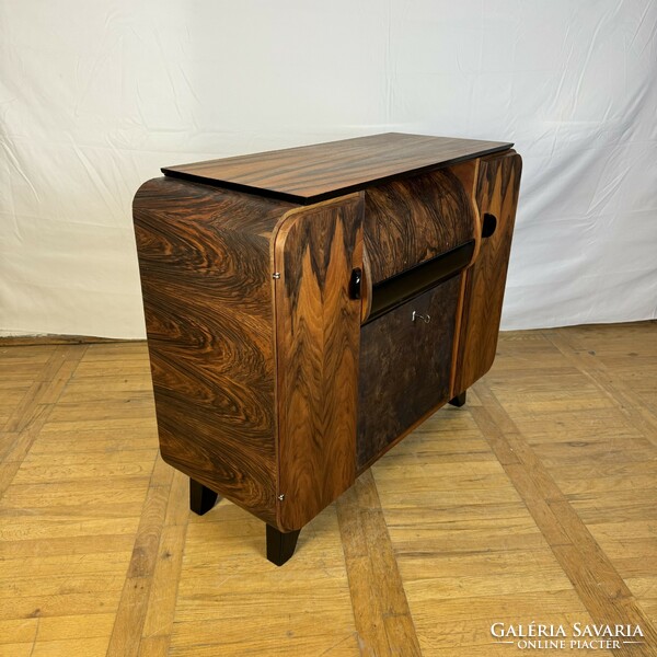 Refurbished jindřich halabala music cabinet 1958