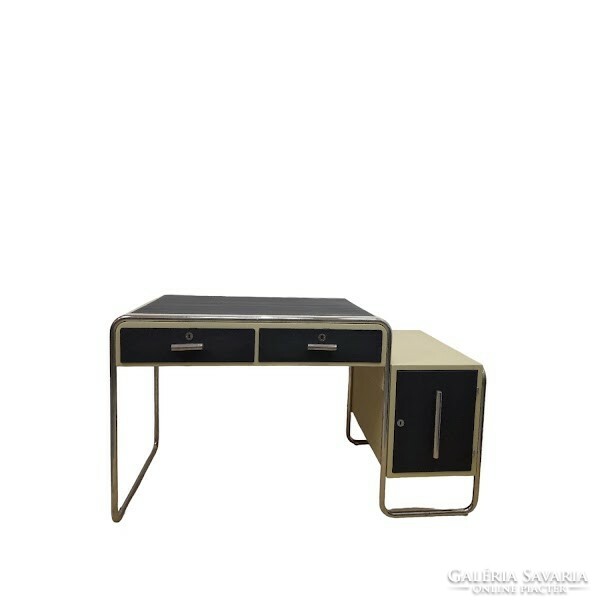 Breuer marcel bauhaus tubular frame chrome desk - 51371