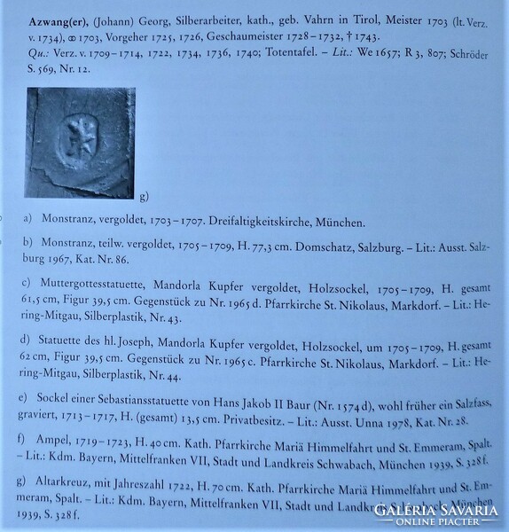 KURIÓZUM!!!   ANTIK EZÜST FEDELKES KEHELY,  AUGSBURG, 1729 - 1733!!!