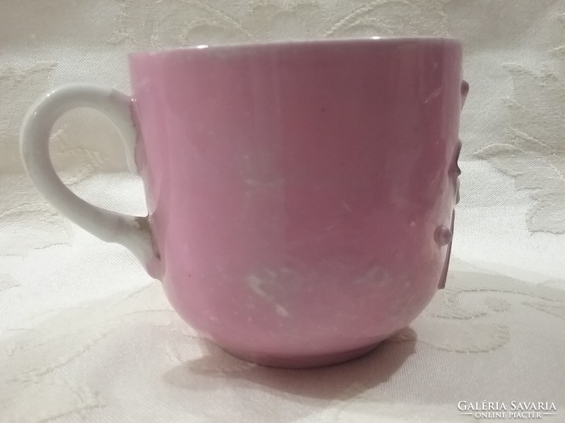 Antique pink mug 8 cm