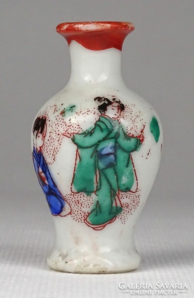 1Q883 antique small Japanese porcelain vase violet vase 5.5 Cm