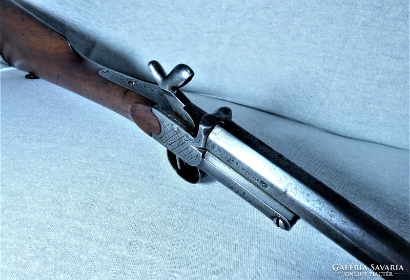 Very rare, single barrel, lefacheaux rifle, st. Etienne, ca. 1850!!!