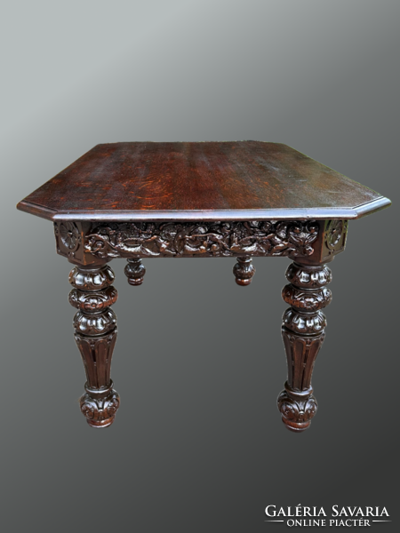 Renaissance style writing or dining table