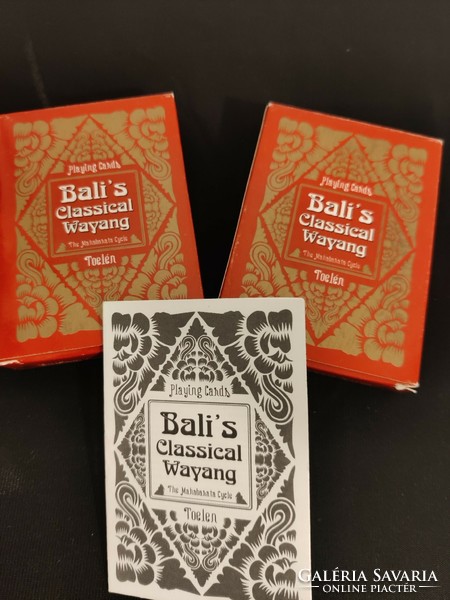 Bali's classical wayang card / French card