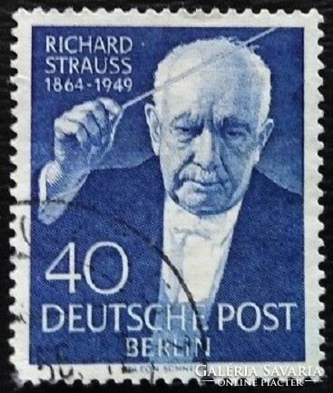 Bb124p / Germany - Berlin 1954 richard strauss stamp sealed