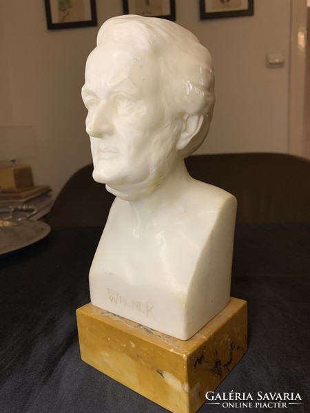 Wagner marble bust bust