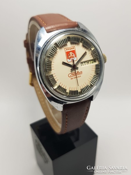 Soviet beautiful slava 26 stone mechanical watch