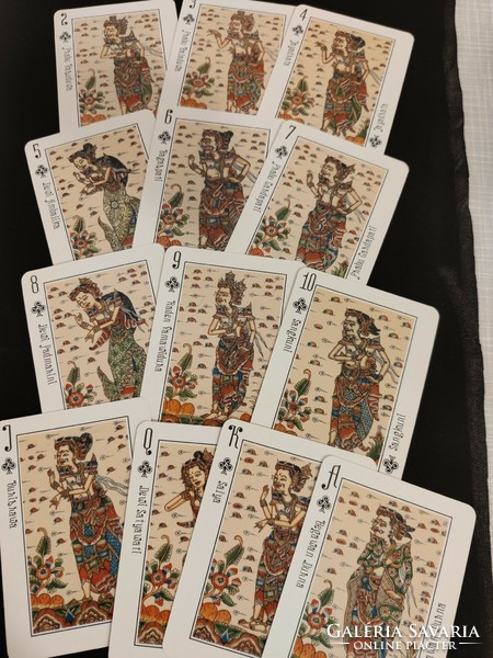 Bali's classical wayang card / French card