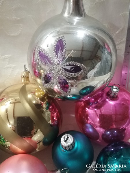 Old glass ball, top decoration, Christmas decorations, balls