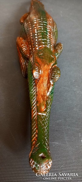 Huge wooden caiman handmade negotiable design