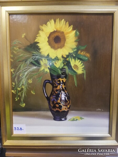 László sunflower still life 328.