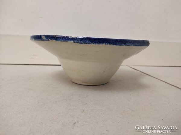 Antique barber bowl barber tool porcelain plate 18th century bird 436 8634