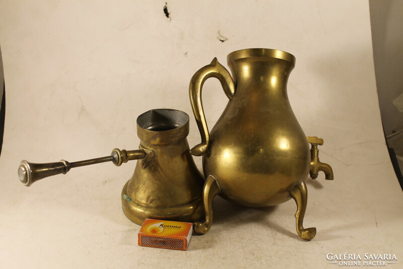 Copper coffee maker with spout 497