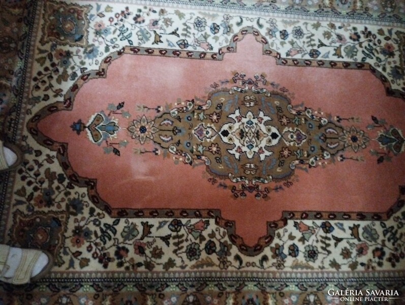 Very rare Tabriz carpet 195x140 cm on a wool-cotton base