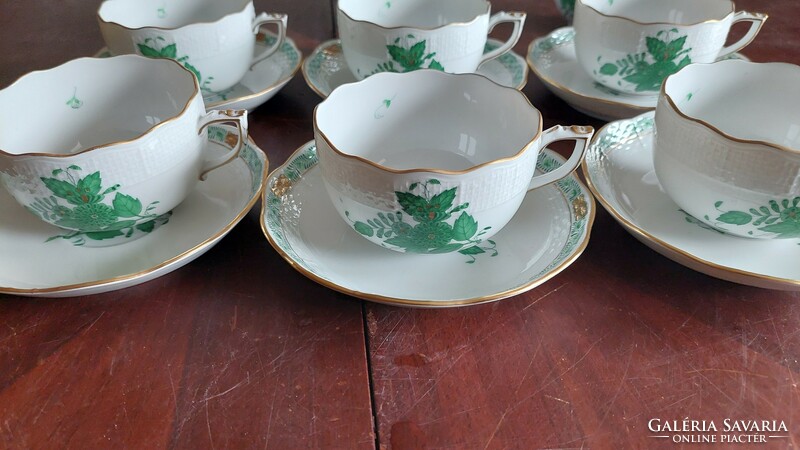 Herend 6-person apponyi pattern tea set