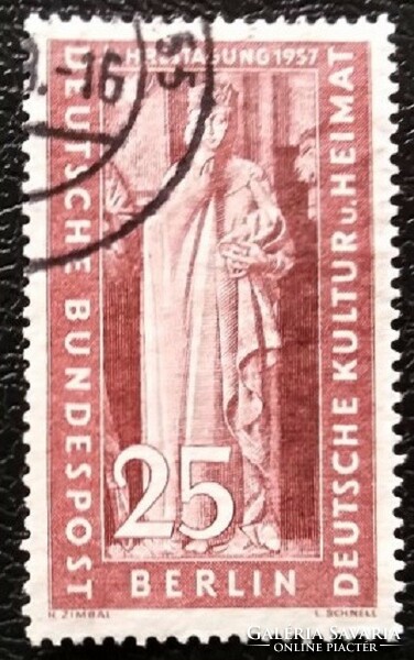 Bb173p / Germany - Berlin 1957 cultural council stamp stamped