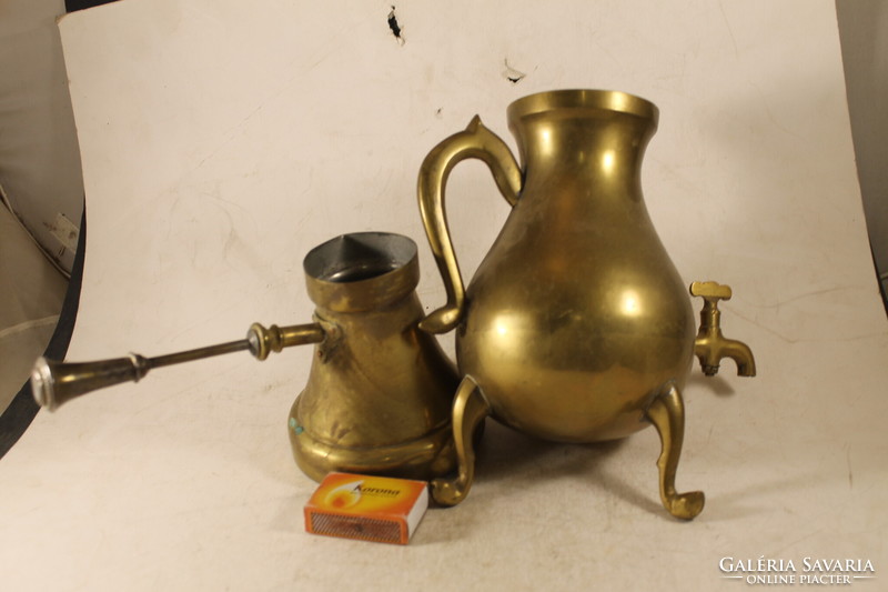 Copper coffee maker with spout 497