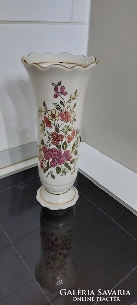 Zsolnay virágos jubileumi pecsétes váza