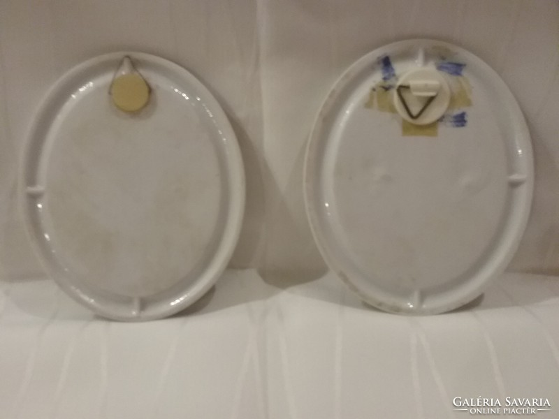 Beautiful old 2 pieces of porcelain wall decoration picture in pairs